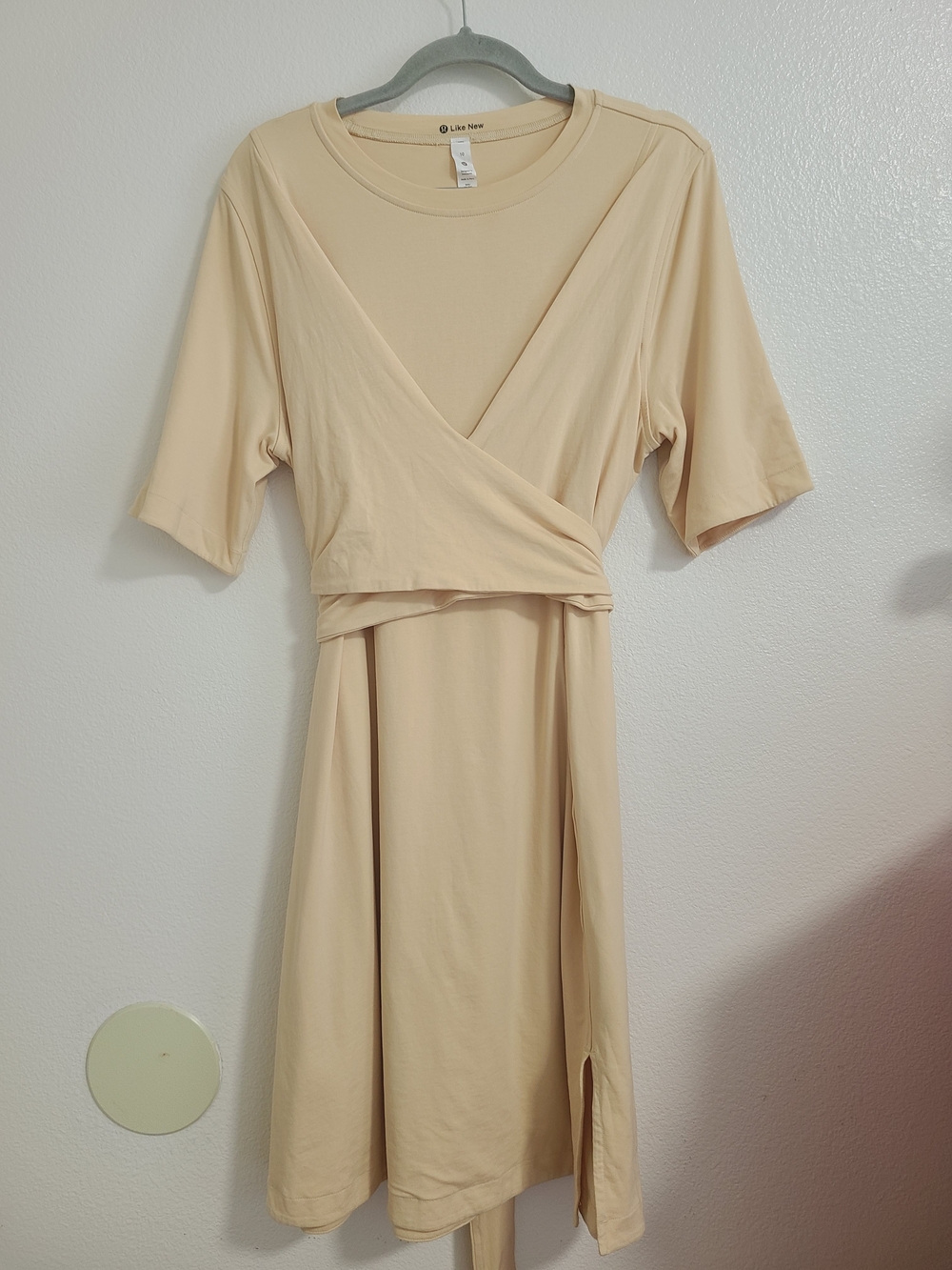 Lululemon Beige Wrap Dress